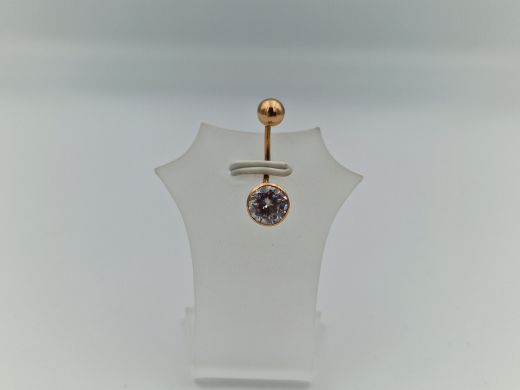 Золотой кулон с цирконом, 1.33 г