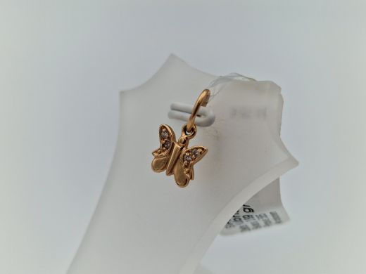 Zelta kulons ar cirkoniju, 0.69 g