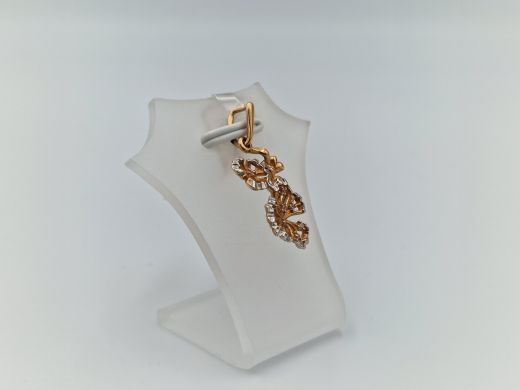 Zelta kulons ar cirkoniju, 1.91 g