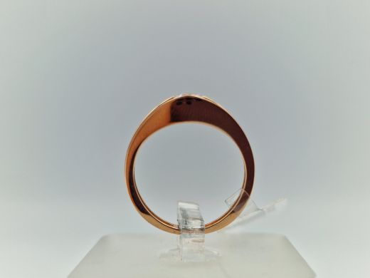 Zelta gredzens ar cirkoniju, 1.93 g, izm. 15.6