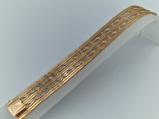 Zelta rokassprādze, 55.37 g, izm. 20.5