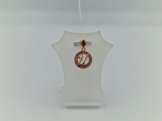 Zelta kulons ar cirkoniju, 0.83 g