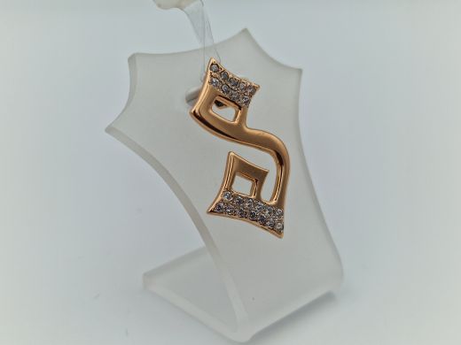 Золотой кулон с цирконом, 3.1 г