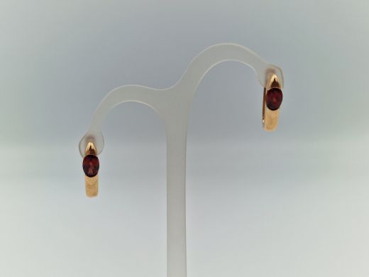 Zelta auskari ar cirkoniju, 3.08 g