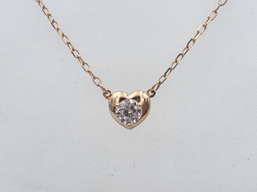 Zelta kaklarota ar cirkoniju, 1.63 g, izm. 45