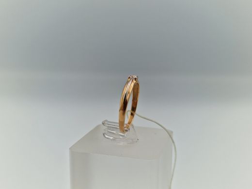 Zelta gredzens, 1.24 g, izm. 17