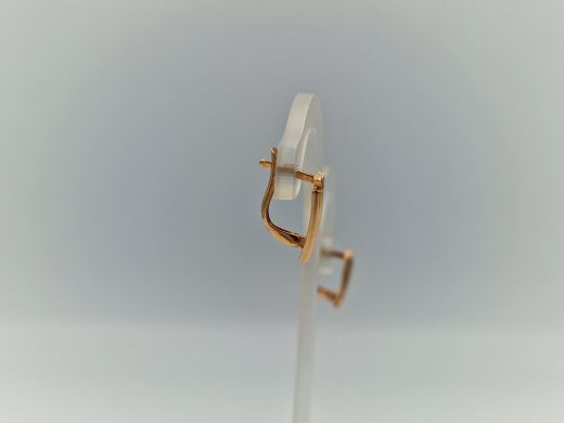 Zelta auskari ar cirkoniju, 1.9 g