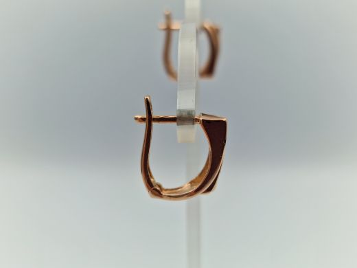 Zelta auskari ar cirkoniju, 4.81 g