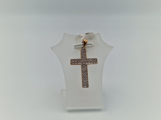 Zelta kulons ar cirkoniju, 1.82 g