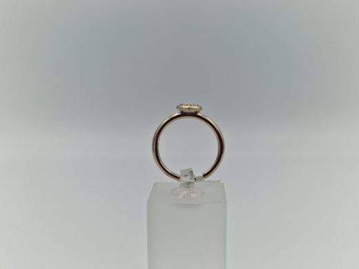 Zelta gredzens ar briljantiem, 1.88 g, izm. 15.5