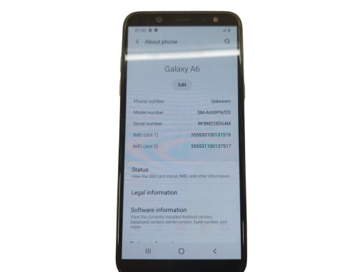 Samsung A6 64 gb