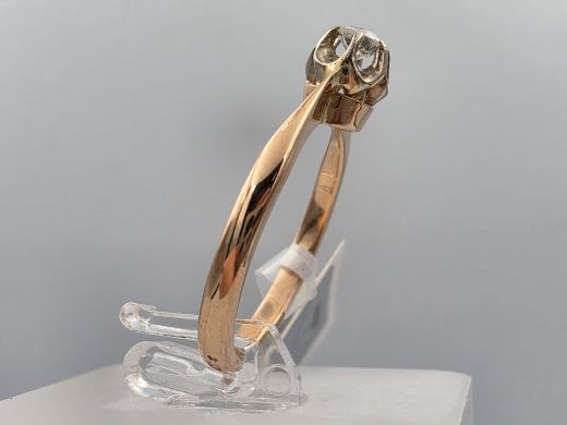 Gold ring, 2.55 g, size 16.5
