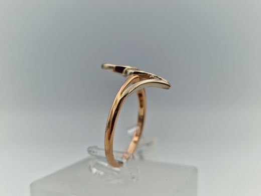 Zelta gredzens ar cirkoniju, 2.7 g, izm. 18.8