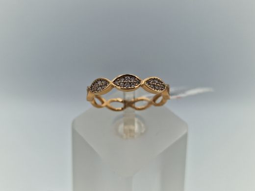 Золотое кольцо с цирконом, 1.84 г