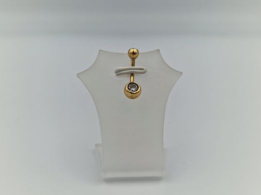 Золотой кулон с цирконом, 1.34 г