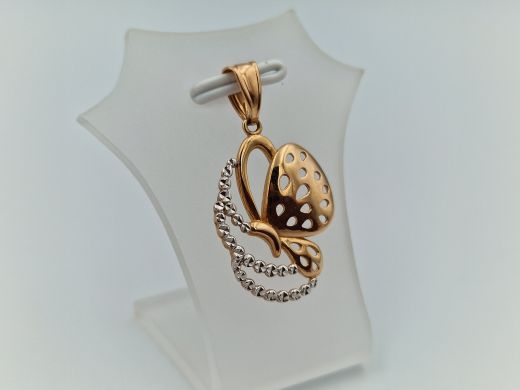 Zelta kulons ar cirkoniju, 1.71 g