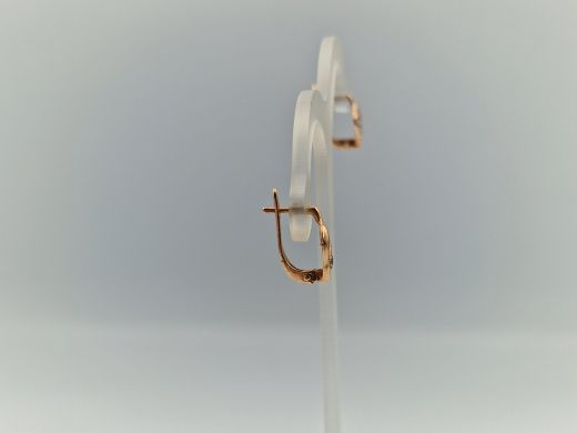 Zelta auskari ar cirkoniju, 2.21 g