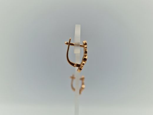 Zelta auskari ar cirkoniju, 2.8 g