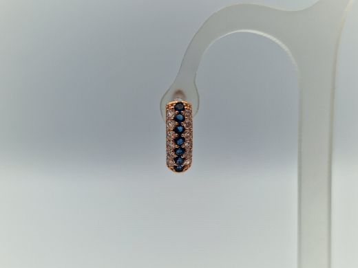 Zelta auskari ar cirkoniju, 1.31 g