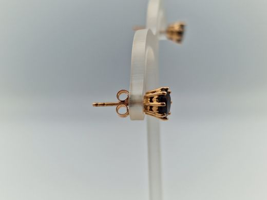 Zelta auskari ar granātu, 1.43 g