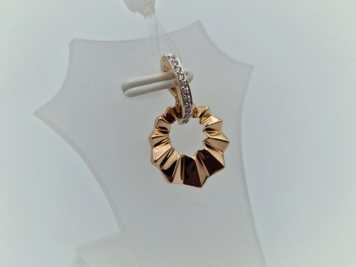 Zelta kulons ar cirkoniju, 1.31 g