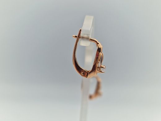 Zelta auskari ar cirkoniju, 1.93 g