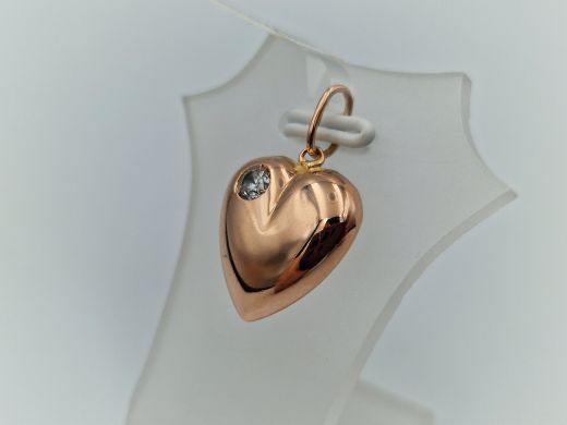 Золотой кулон с цирконом, 1.6 г