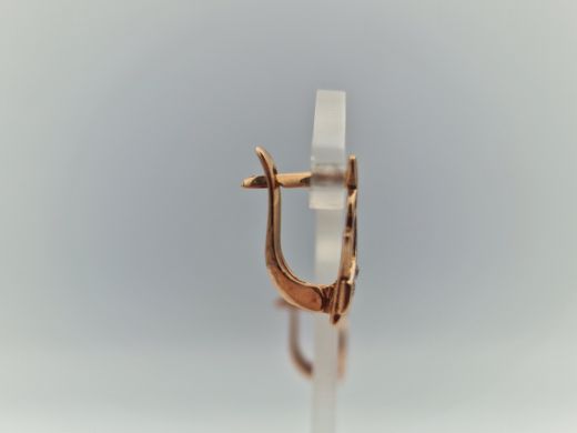 Zelta auskari ar cirkoniju, 1.76 g