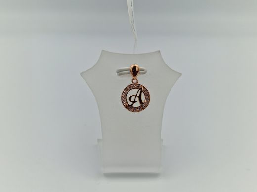 Zelta kulons ar cirkoniju, 0.88 g