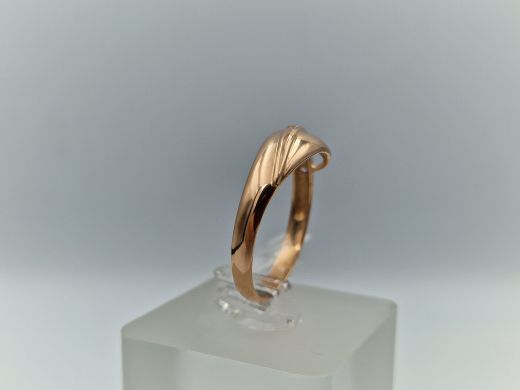 Zelta gredzens ar cirkoniju, 2.7 g, izm. 20