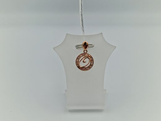 Zelta kulons ar cirkoniju, 0.87 g