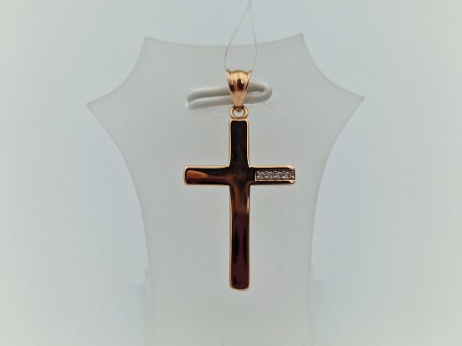 Золотой кулон с цирконом, 1.05 г