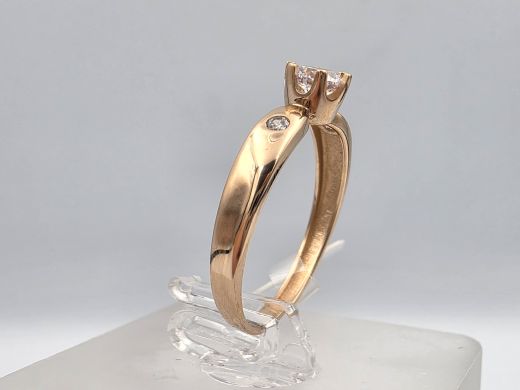 Zelta gredzens, 1.47 g, izm. 16.5