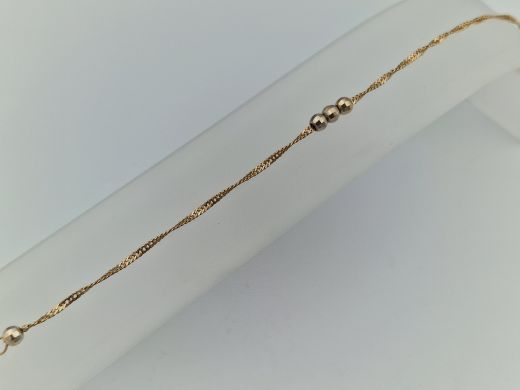 Zelta rokassprādze, 1.74 g, izm. 18