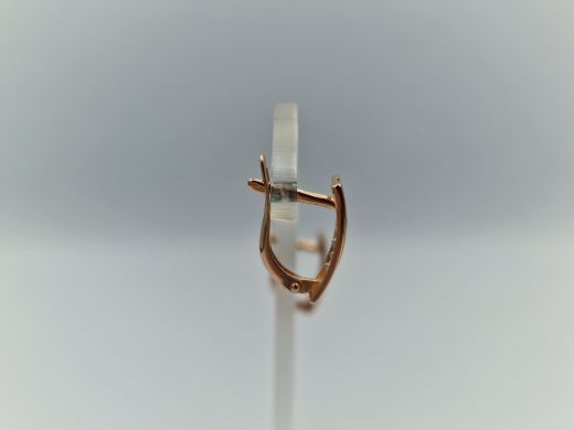 Zelta auskari ar cirkoniju, 1.75 g