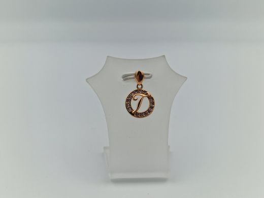 Zelta kulons ar cirkoniju, 0.85 g