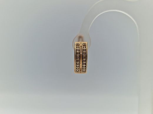 Zelta auskari ar cirkoniju, 5.61 g