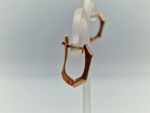 Zelta auskari ar cirkoniju, 3.67 g