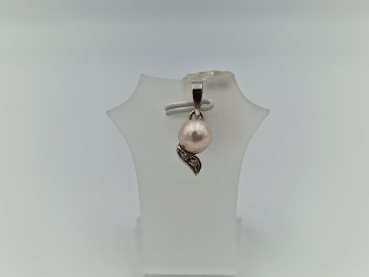 Zelta kulons ar cirkoniju, 1.69 g