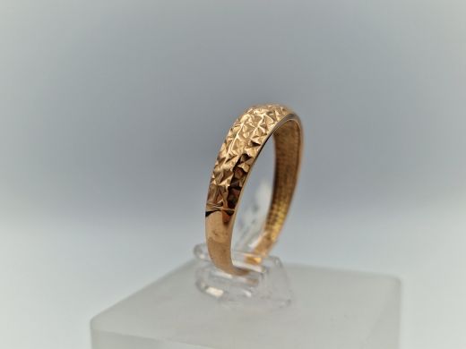 Zelta gredzens, 1.42 g, izm. 19