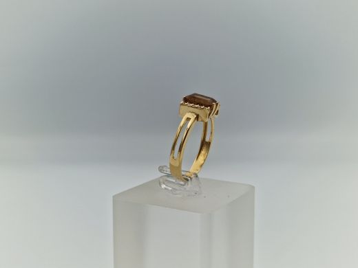 Zelta gredzens ar cirkoniju, 3.05 g, izm. 18.5