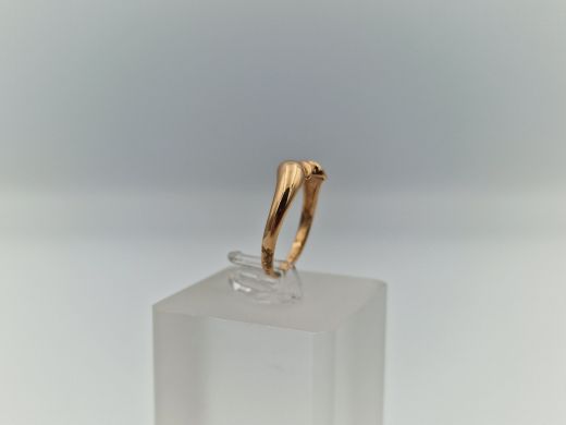 Zelta gredzens ar cirkoniju, 1.98 g, izm. 16.5