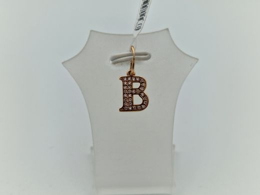 Золотой кулон с цирконом, 0.6 г