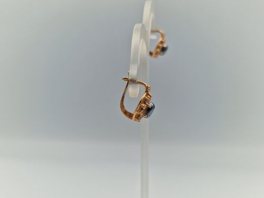 Zelta auskari ar cirkoniju, 3.07 g