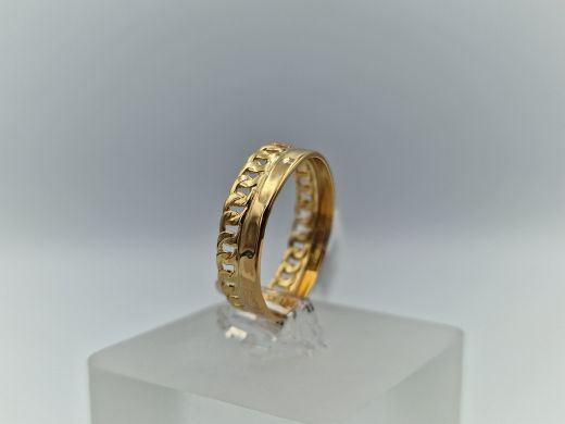 Zelta gredzens, 1.37 g, izm. 17
