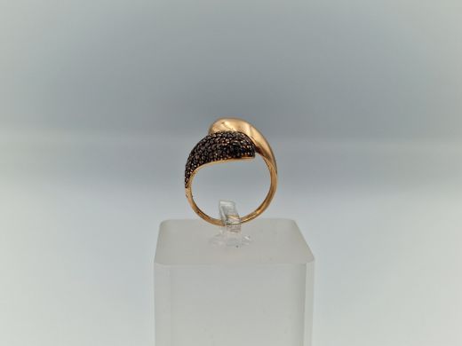 Zelta gredzens ar cirkoniju, 3.07 g