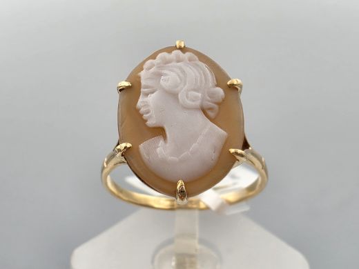 Gold ring, 2.51 g, size 18.5