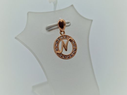 Zelta kulons ar cirkoniju, 0.81 g