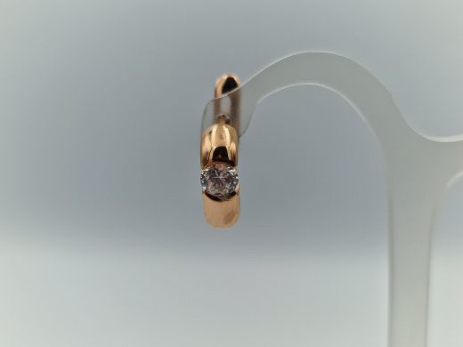 Zelta auskari ar cirkoniju, 4.73 g