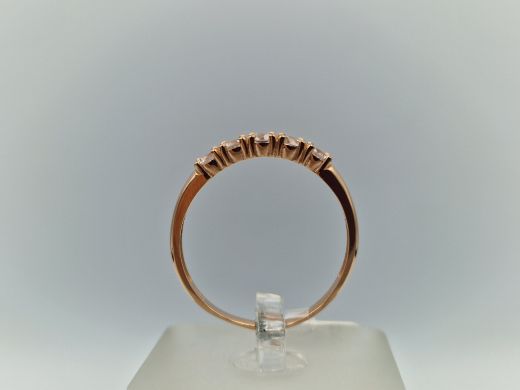 Zelta gredzens ar cirkoniju, 2.17 g, izm. 20.5